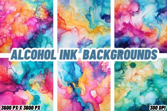 Alcohol Ink Backgrounds: Unlock Vibrant Abstract Designs