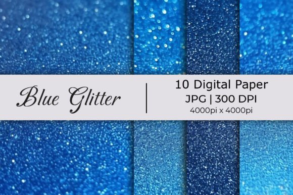 Blue Big Glitter Paper Backgrounds: A Designer's Secret Weapon