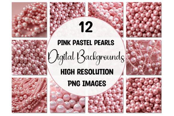 Elevate Projects with Pastel Pink Pearls Texture Backgrounds