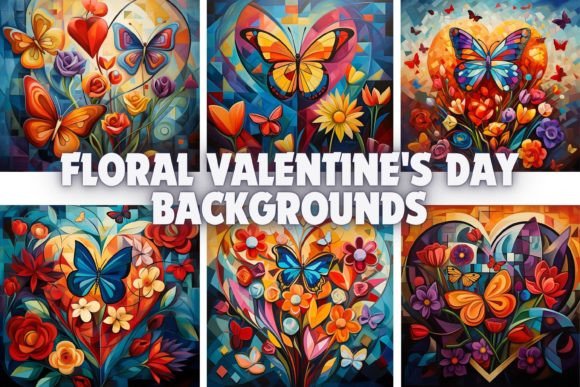 Floral Valentine's Day Backgrounds: A Designer's Toolkit for Romantic Elegance