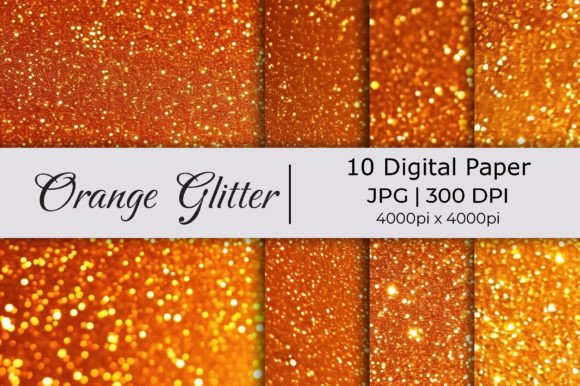 Orange Big Glitter Paper Backgrounds: Your New Secret Weapon for Digital Design