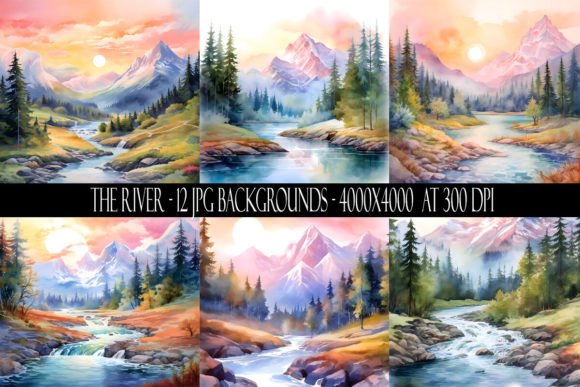 Timeless Elegance: The River Backgrounds for Designers