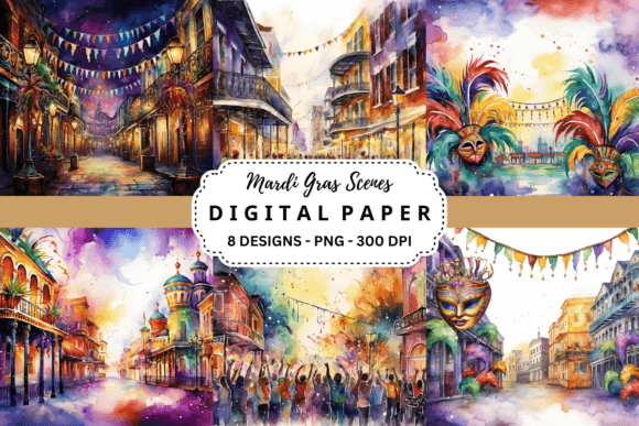 Unleash Festive Energy with Mardi Gras Scenes Backgrounds